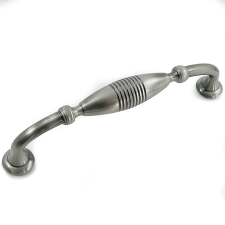 MNG 5" Striped Pull, Satin Antique Nickel 16121